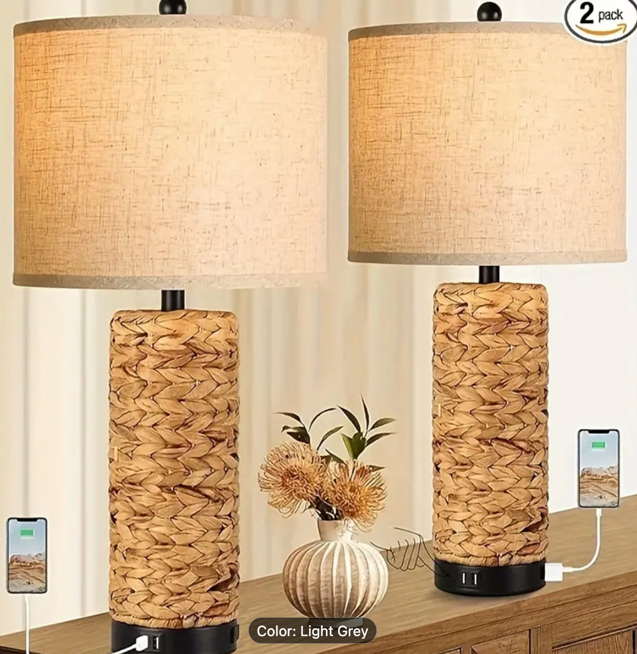 Rustic Touch Table Lamps