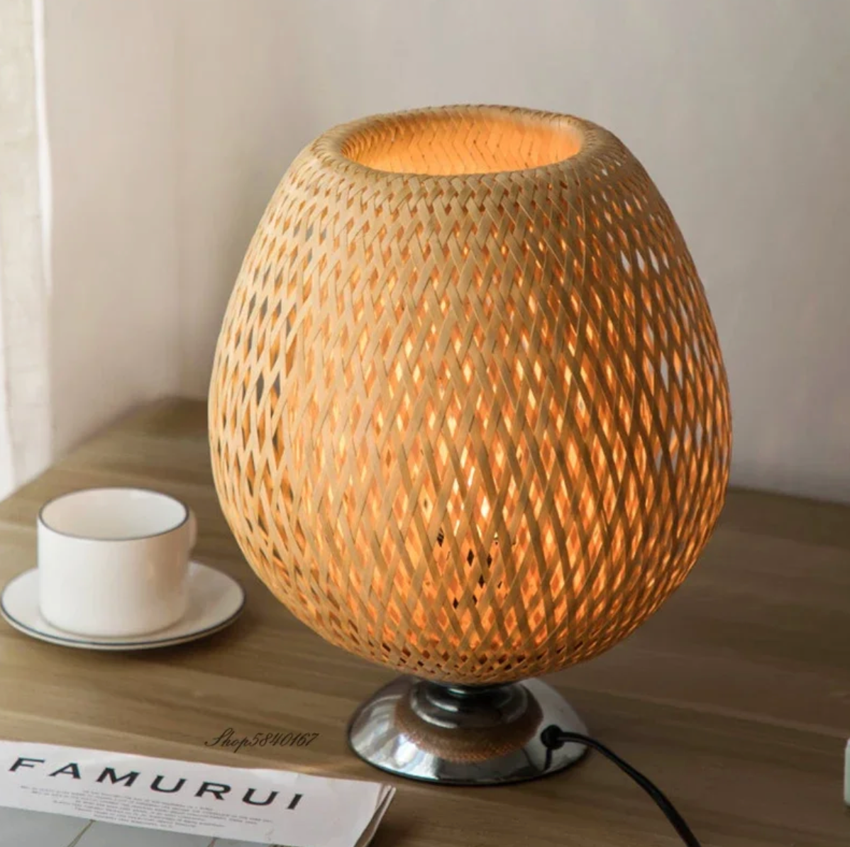 RetroBamboo - Classic Table Lamp