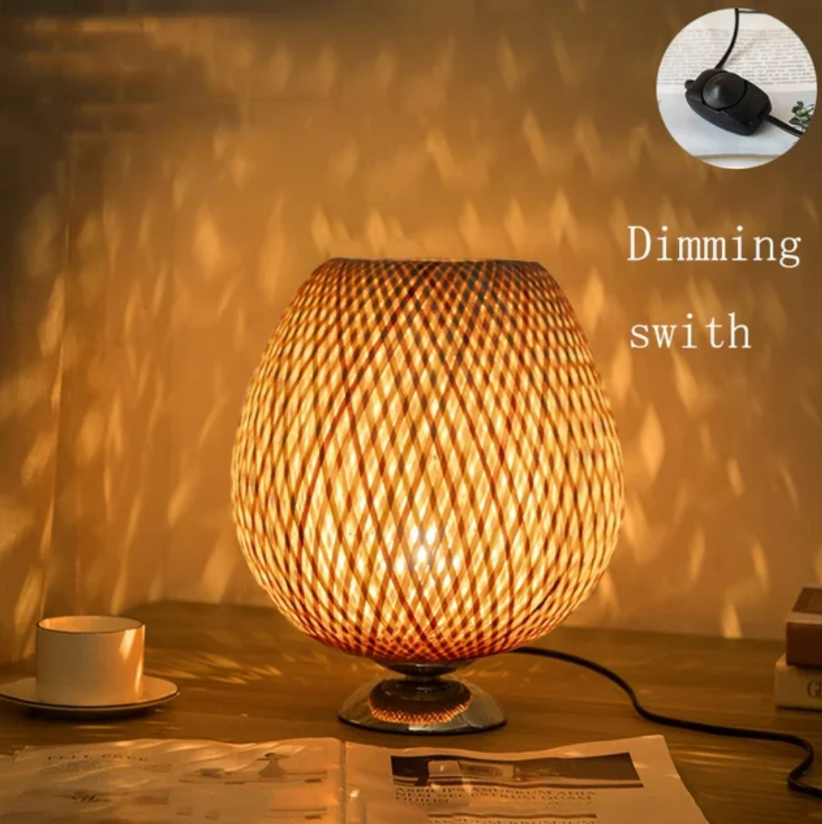 RetroBamboo - Classic Table Lamp