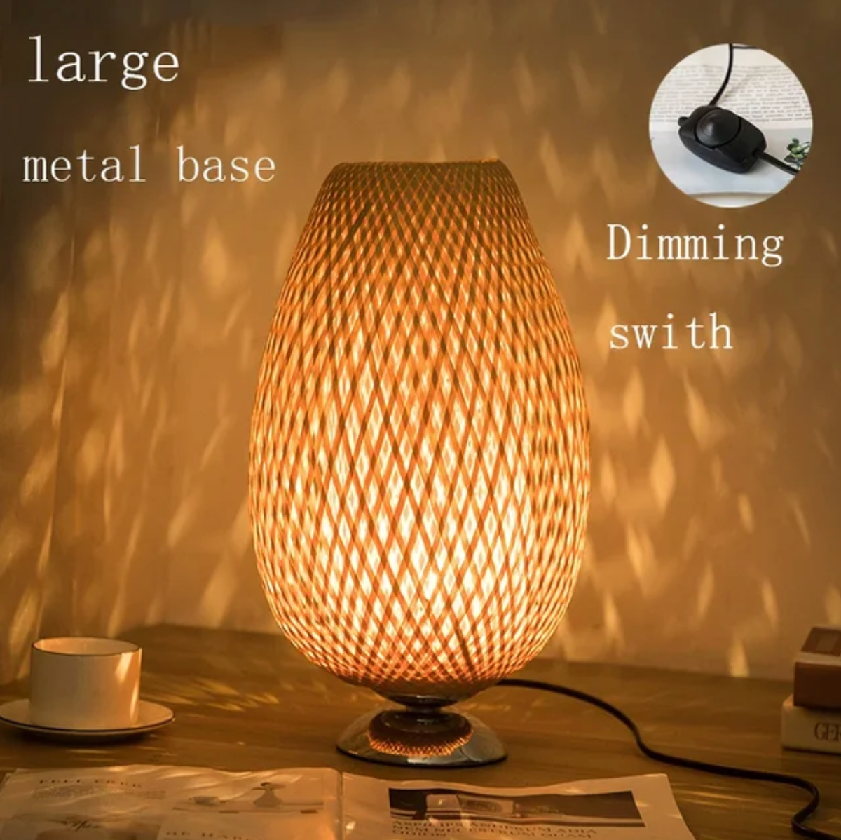 RetroBamboo - Classic Table Lamp