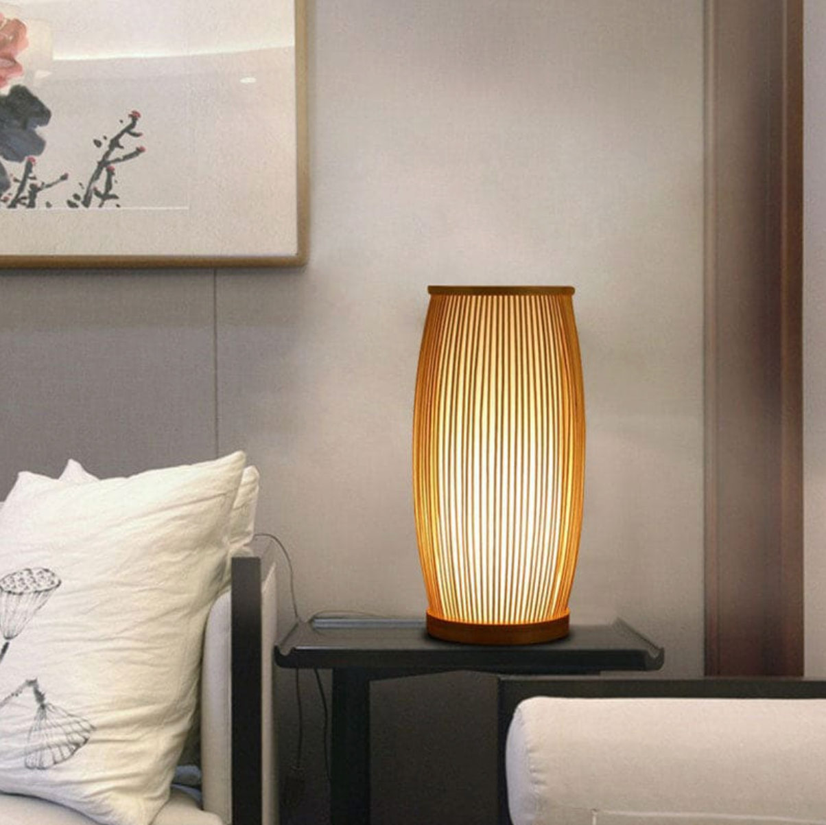 BambooAura - Illuminated Table Lamp