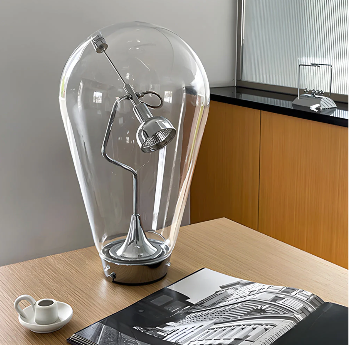 LightSphere - Modern Magnetic Glass Sphere Table Lamp with Touch Dimming