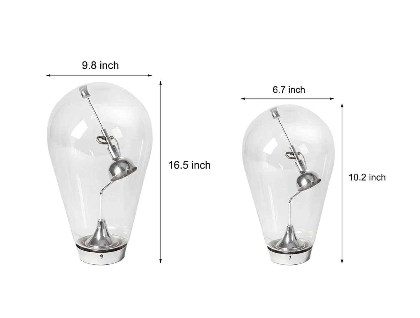 LightSphere - Modern Magnetic Glass Sphere Table Lamp with Touch Dimming