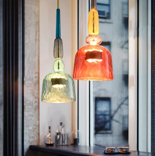 MetroLuxe - Colorful Glass Pendant Lights