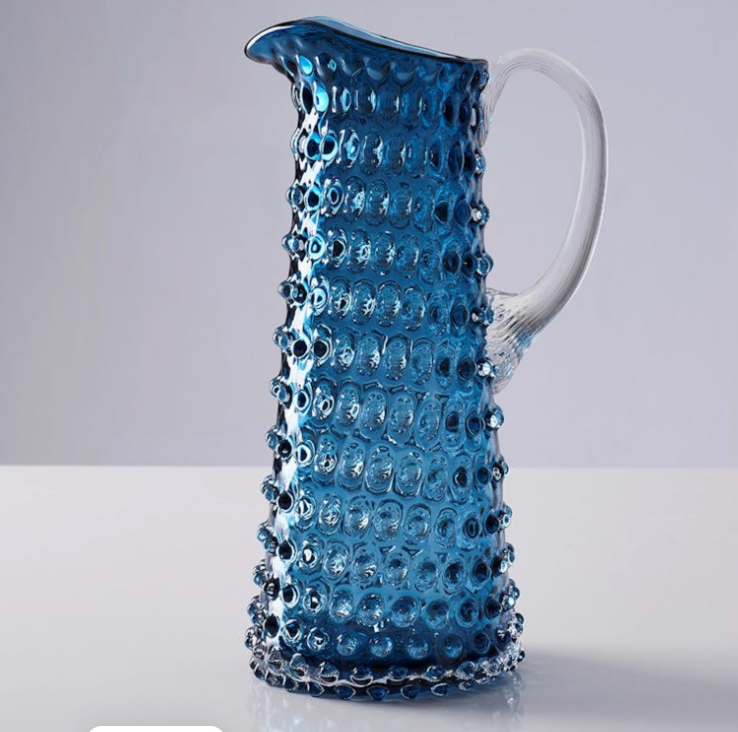 Tranquil Blue - 1 Litre Blush Bobble Pitcher