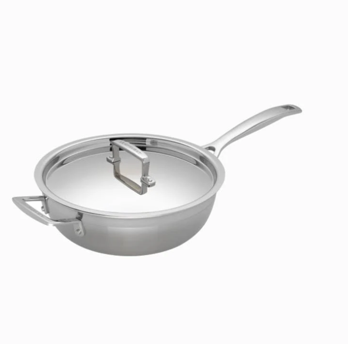 Culinary 3-Ply Non-Stick Chef's Pan, 20cm, Stainless Steel