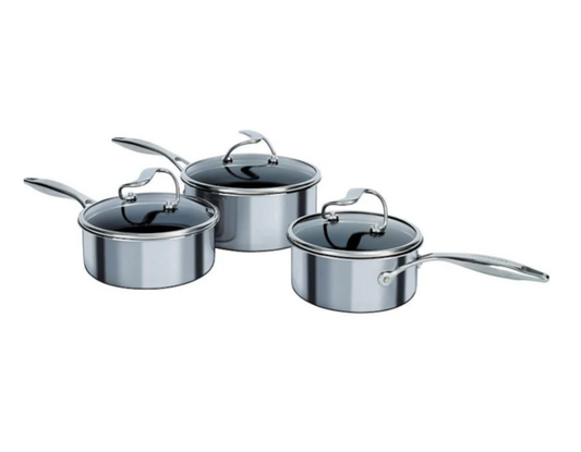 KitchenPrime 3-Piece Saucepan Trio