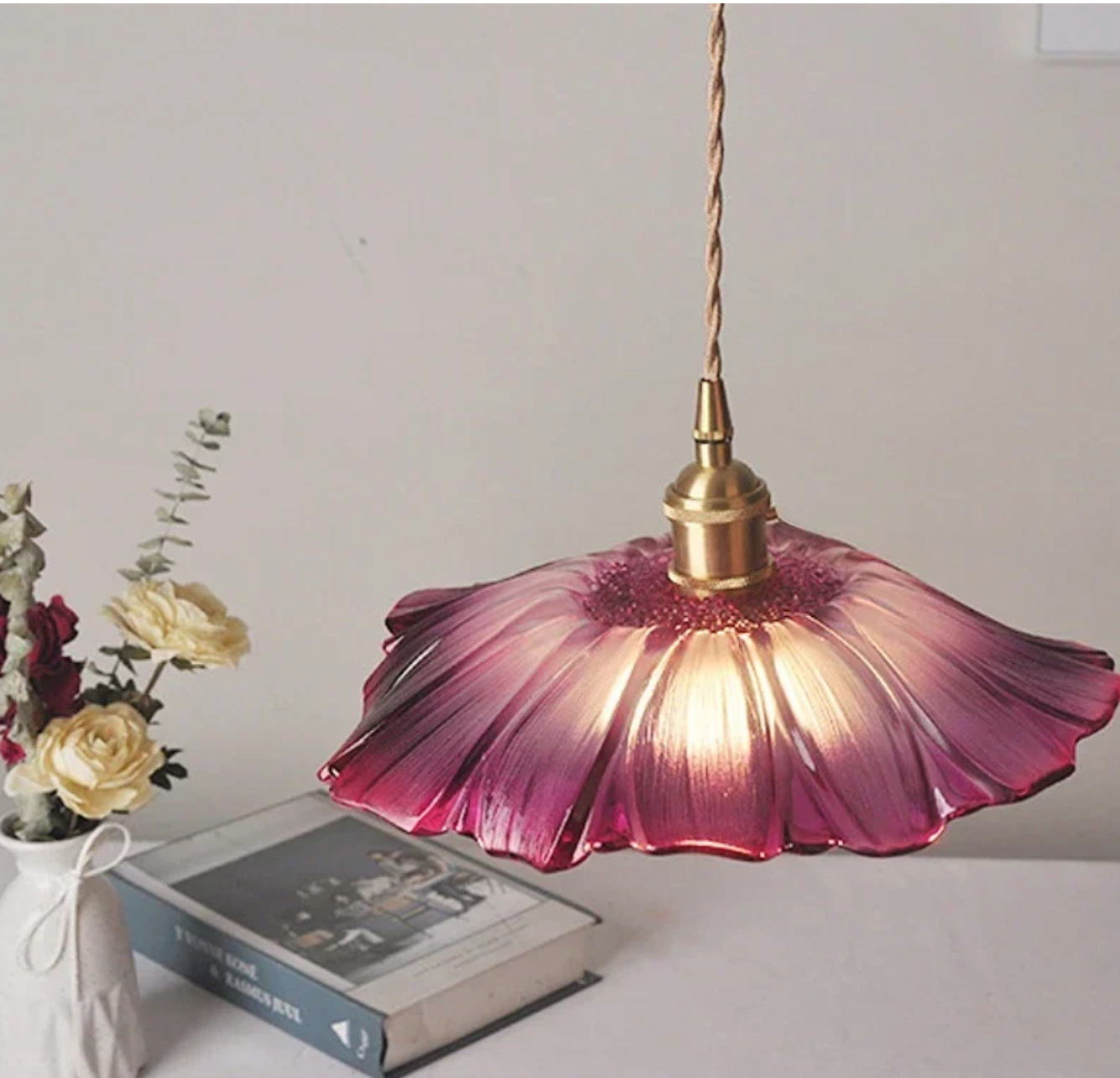 PetalsGlow Pendant Light