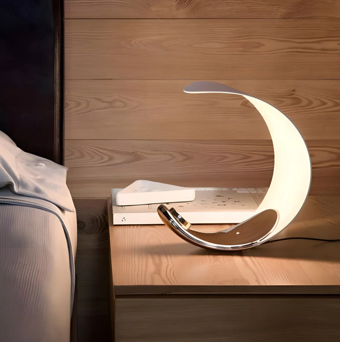 MoonArc Dimmable LED Table Lamp