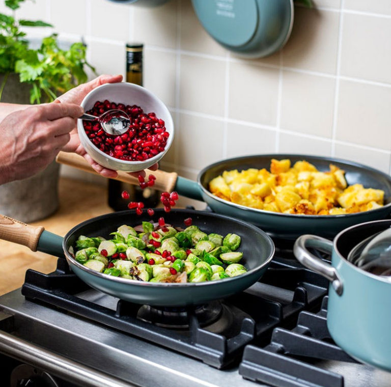 SapphireChef Non-Stick Frying Pan Set with Spatula